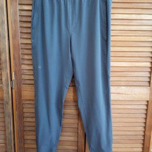 Women's large grayish blue Transit Tech jogger pants by Janji for REI